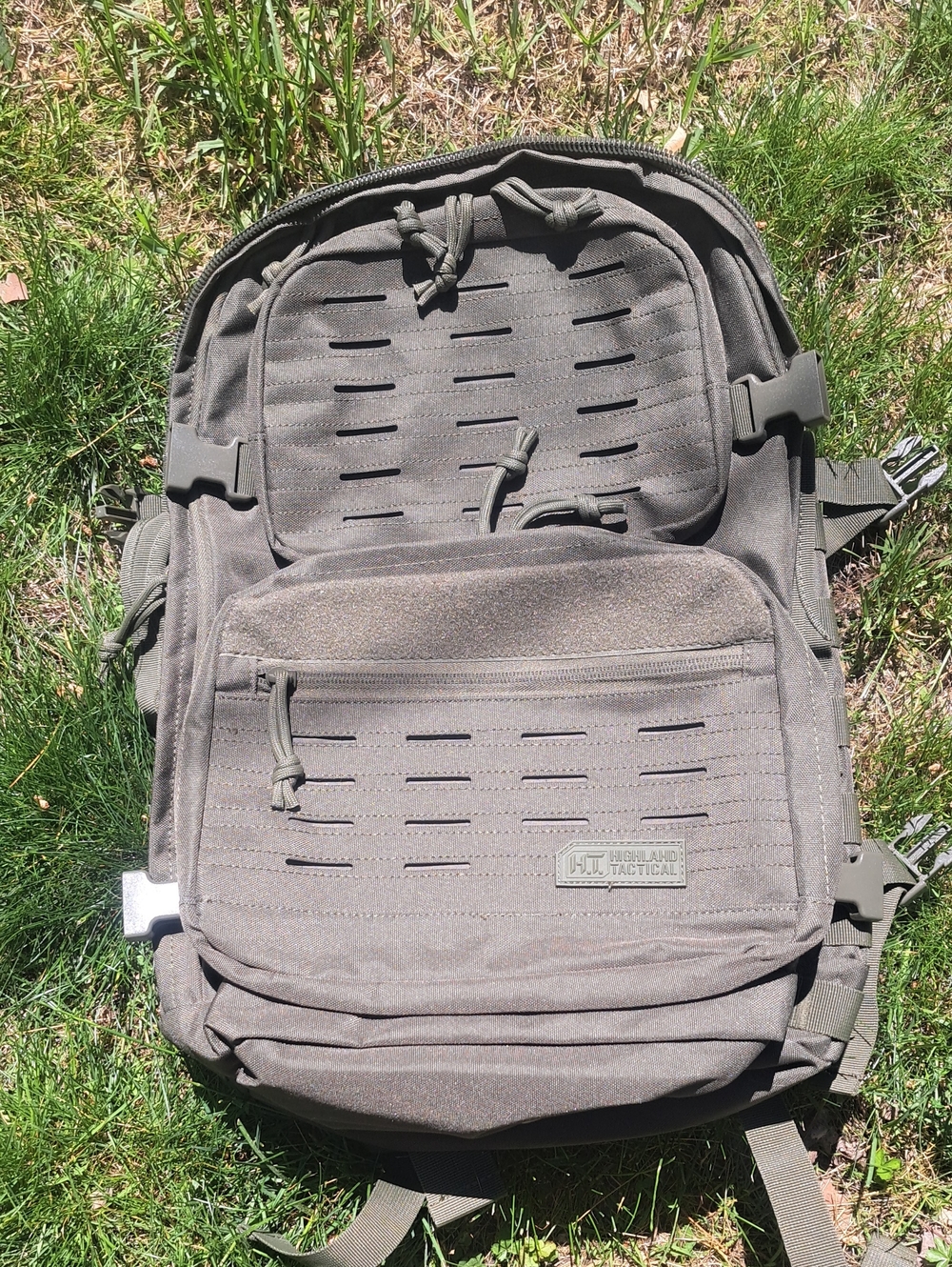 Highland Tactical Men's Tactical Backpack in Olive Drab